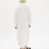 LMND Chiara Shirt Dress Maxi - White