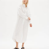 LMND Chiara Shirt Dress Maxi - White