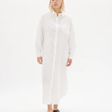 LMND Chiara Shirt Dress Maxi - White