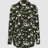 Matteau Long Sleeve Sleeve Silk Shirt in Agave