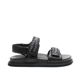 La Tribe Isla Braided Sandal - Black