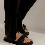 La Tribe Isla Braided Sandal - Black