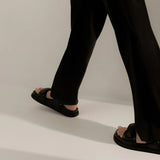 La Tribe Isla Braided Sandal - Black