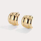 Lili Claspe Elsa Shield Earrings - Gold