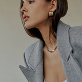 Lili Claspe Elsa Shield Earrings - Gold