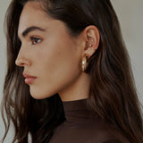 Lili Claspe Medium Sloane Hoops - Gold