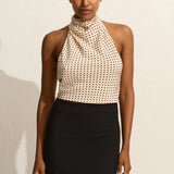 Matteau Crepe Column Skirt - Black