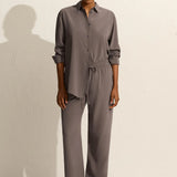 Drawstring Trouser in Slate