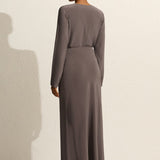 Matteau Popover Tie Blouse in Slate