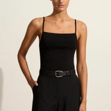 Matteau Square Knit Top - Black