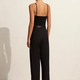 Matteau Square Knit Top - Black