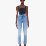 High Waisted Rider Ankle Fray Jean - Fish Out Of Water