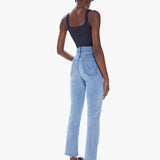 High Waisted Rider Ankle Fray Jean - Fish Out Of Water