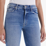 Mid Rise Dazzler Ankle Fray Jean - Riding the Cliffside