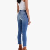 Mid Rise Dazzler Ankle Fray Jean - Riding the Cliffside