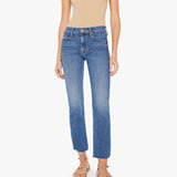 Mid Rise Rider Ankle Fray Jean - Local Charm