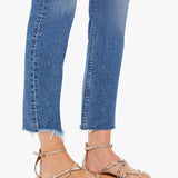Mid Rise Rider Ankle Fray Jean - Local Charm