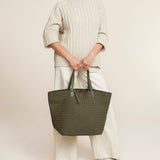 Naghedi Jetsetter Large Tote in Olive