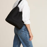 Naghedi Nomad Medium Hobo in Onyx