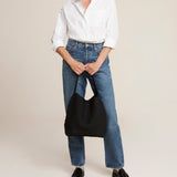 Naghedi Nomad Medium Hobo in Onyx