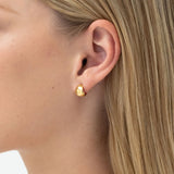 Nina Gordon Fold Hoops SMALL in Gold