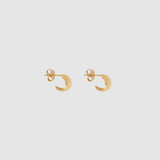 Nina Gordon Fold Hoops SMALL in Gold