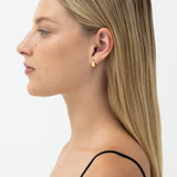 Nina Gordon Fold Hoops SMALL in Gold
