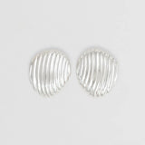 Paloma Dome Earrings Large | Silver