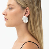 Paloma Dome Earrings Large | Silver
