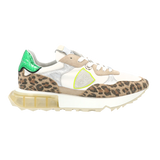 Philippe Model La Rue Mixage Animalier Sneaker in Beige/Blanc