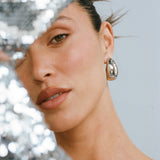 Porter Blob Earrings in Silver