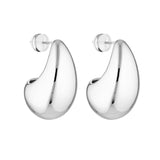 Porter Blob Earrings in Silver