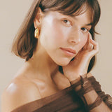 Porter Dina Hoops - Gold