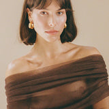 Porter Dina Hoops - Gold