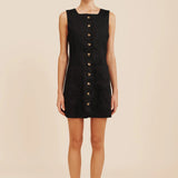 Posse Emma Button Down Mini in Black