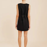 Posse Emma Button Down Mini in Black