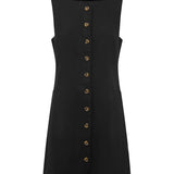 Posse Emma Button Down Mini in Black