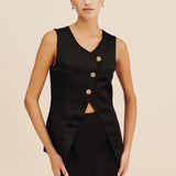 Gigi Gilet in Black
