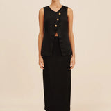 Gigi Gilet in Black