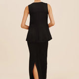 Gigi Gilet in Black