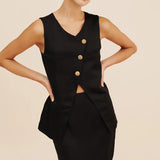 Gigi Gilet in Black