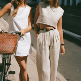 Posse Louis Trouser in Natural