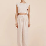 Posse Martina Crop Top in Natural