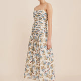 Raquel Maxi Dress | Cream and Multi