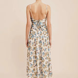 Raquel Maxi Dress | Cream and Multi
