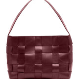 St Agni Woven Mini Tote in Plum