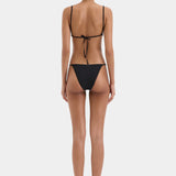Sir Baci Beaded String Brief in Black