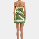 Sir Carlo Mini Dress in Milano Verde
