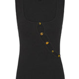Sir Chiara Beaded Tank in Black