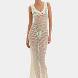 Sir Illaria Crochet Dress in Cream